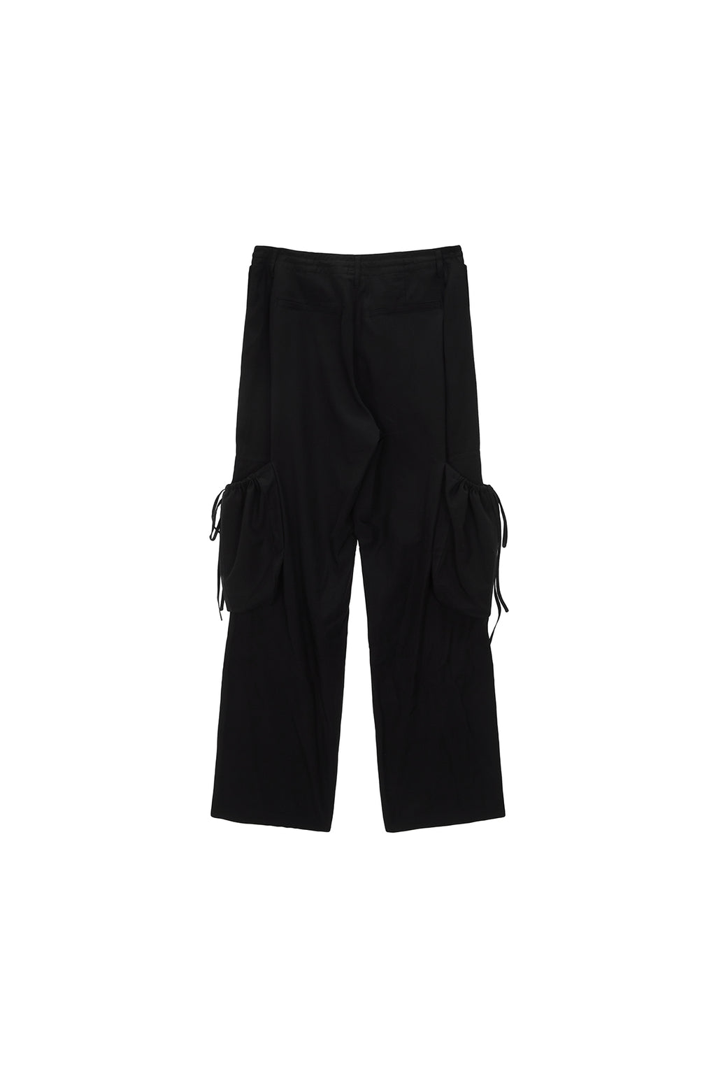 Matin Kim - String Point Big Pocket Cargo Pants (Black) product image 2 | TRAB K-Fashion Australia