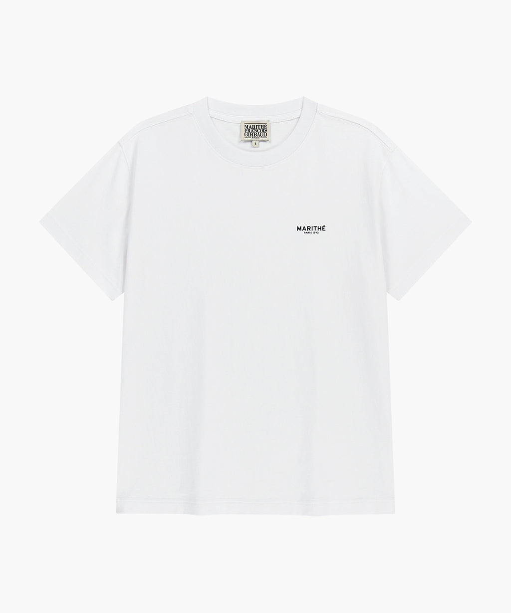 Marithe & Francois Girbaud - Small Regular Logo Tee (White) product image 6 | TRAB K-Fashion Australia