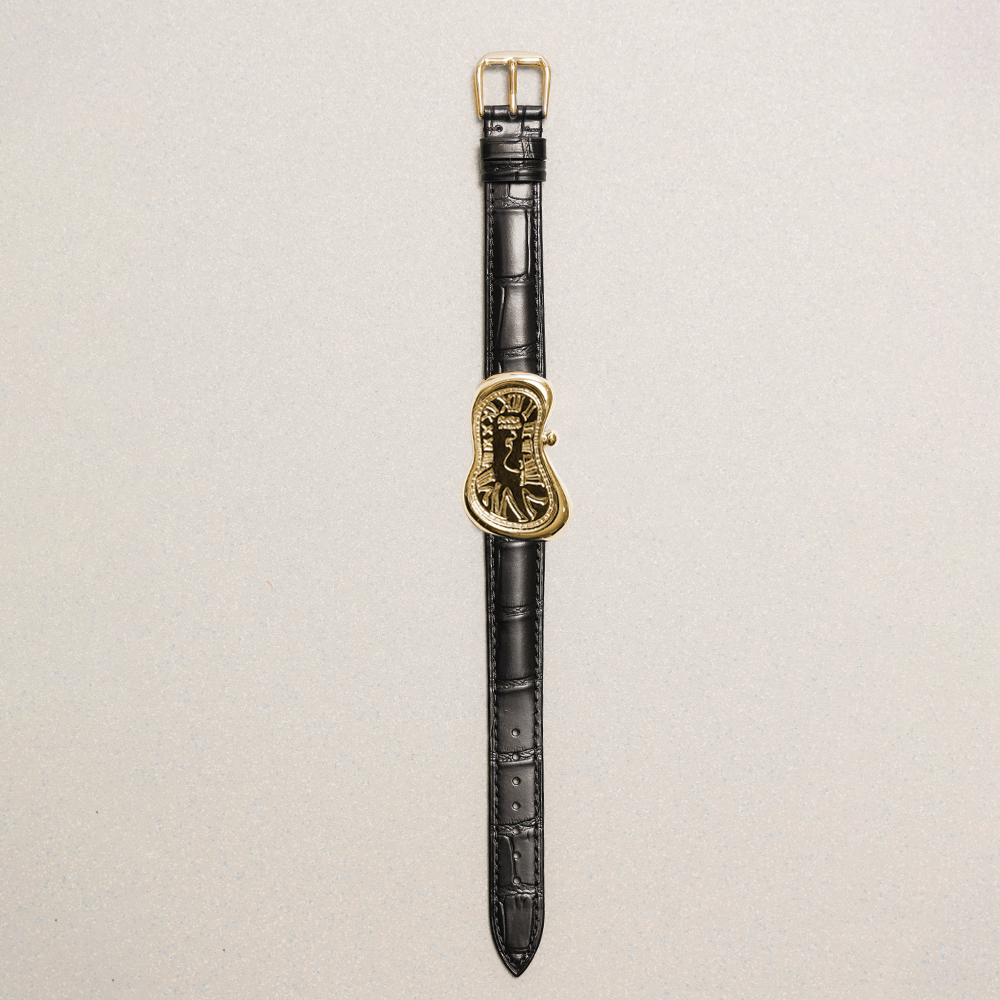 Towtow Archive - Timeless Twist Wristlet Black Strap Gold Pendant (OC) product image 2 | TRAB K-Fashion Australia