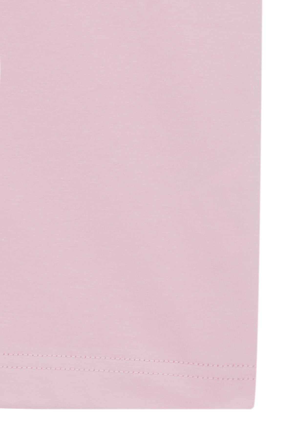 Matin Kim - Matin Small Line Logo Stitch Crop Top (Pink) product image 4 | TRAB K-Fashion Australia