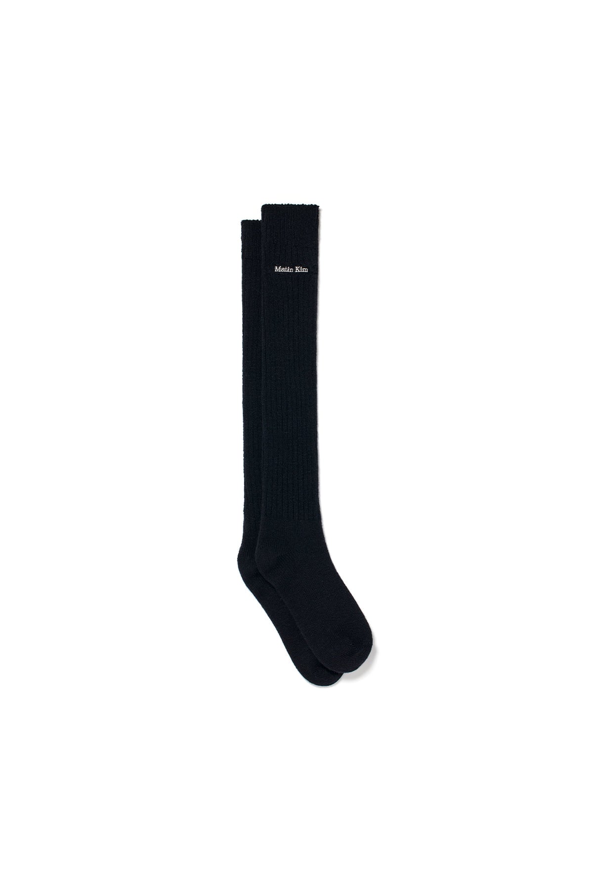 Matin Kim - Wool Blend Knee Socks (Black) product image 2 | TRAB K-Fashion Australia