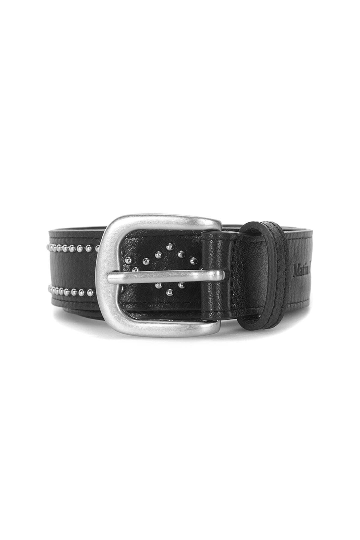 Matin Kim - Stud Leather Belt (Black) product image 1 | TRAB K-Fashion Australia