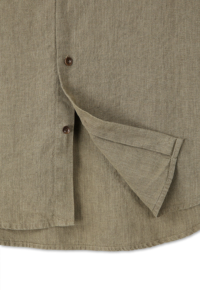Art if acts - Washed Linen Shirt (Khaki) product image 12 | TRAB K-Fashion Australia