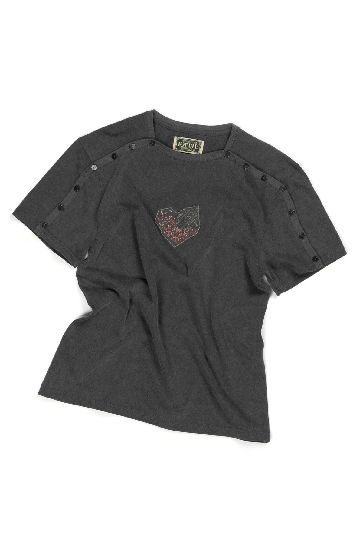 Ioedle - Instant Fastening T-Shirt (Charcoal) product image 2 | TRAB K-Fashion Australia