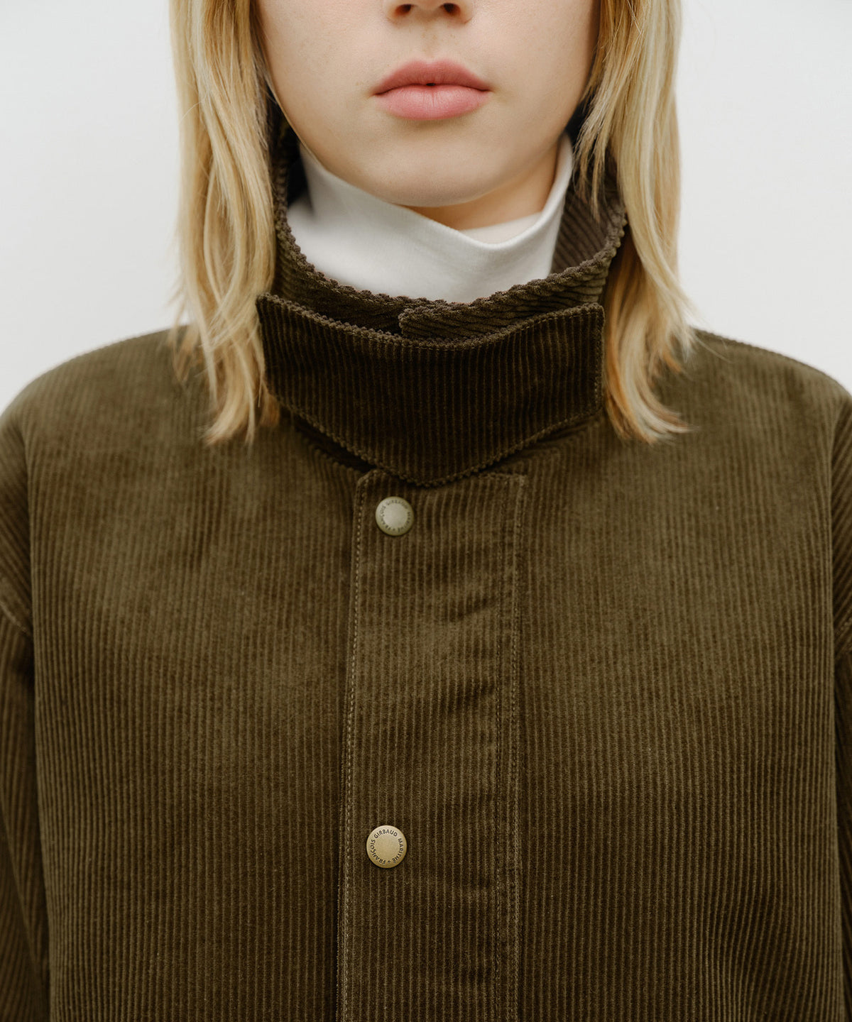 Marithe & Francois Girbaud - Corduroy Hunting Jacket (Khaki) product image 4 | TRAB K-Fashion Australia