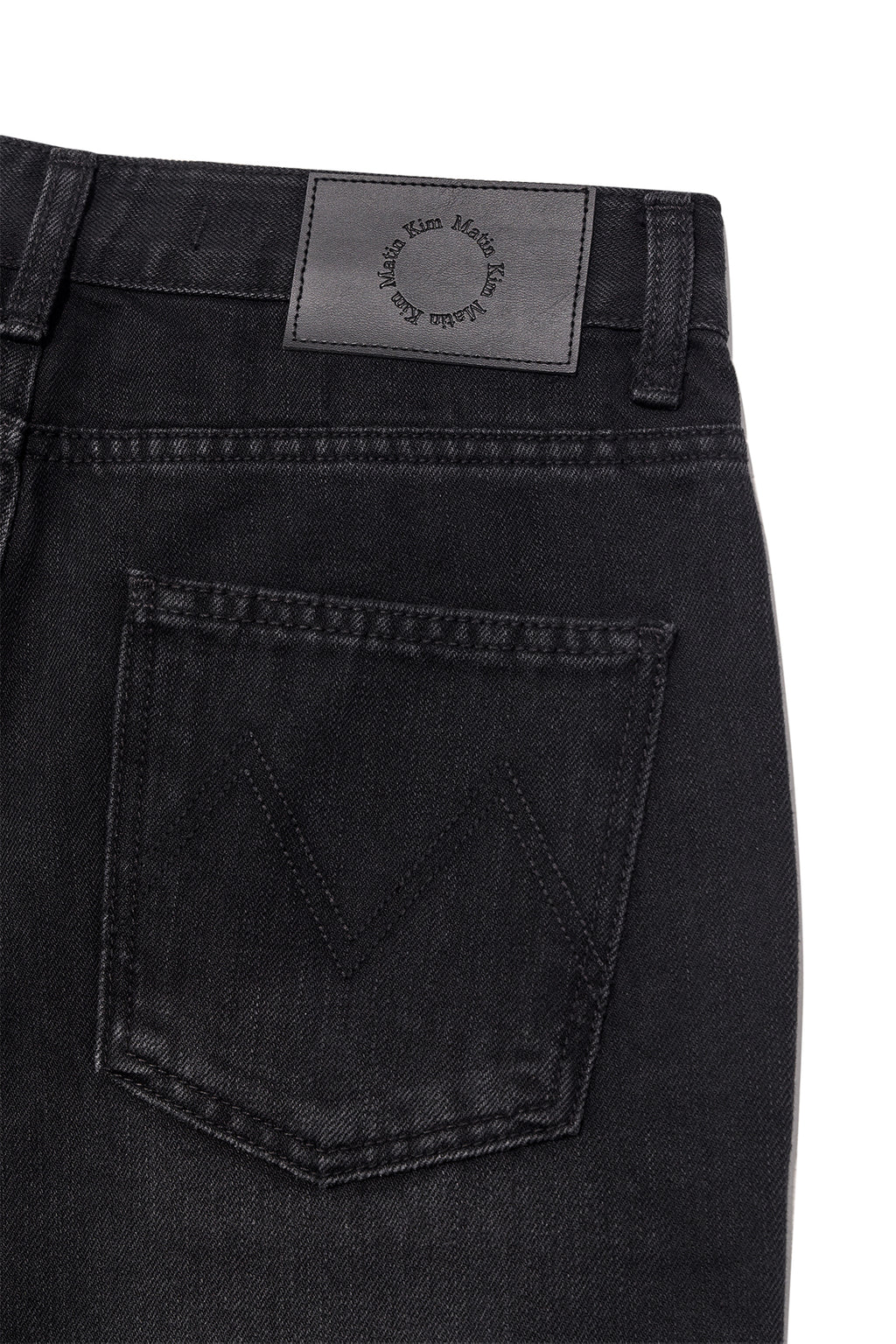 Matin Kim - Damage Patch Denim Pants (Black) product image 6 | TRAB K-Fashion Australia