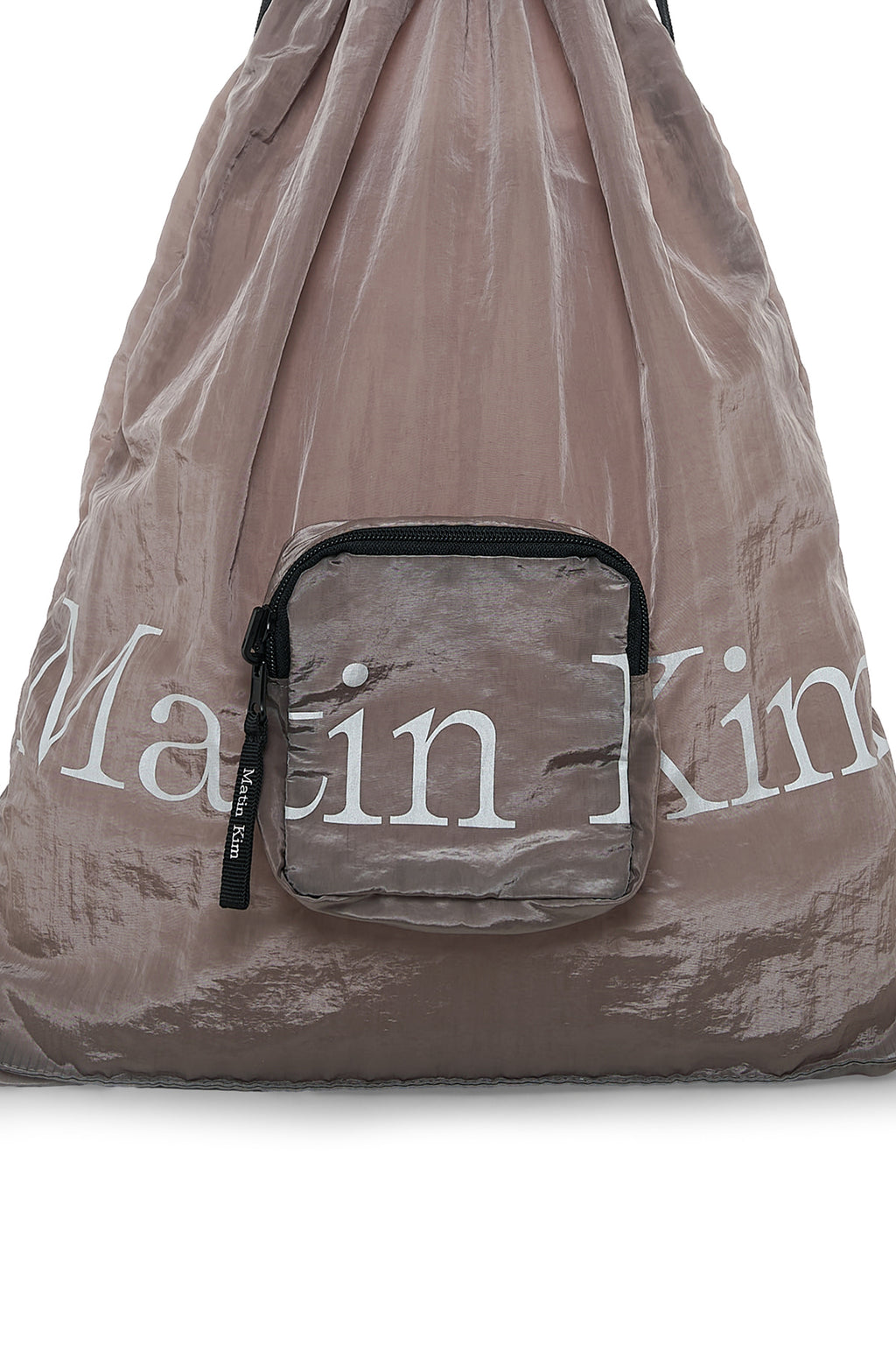 Matin Kim - Packable String Bag (Grey) product image 4 | TRAB K-Fashion Australia