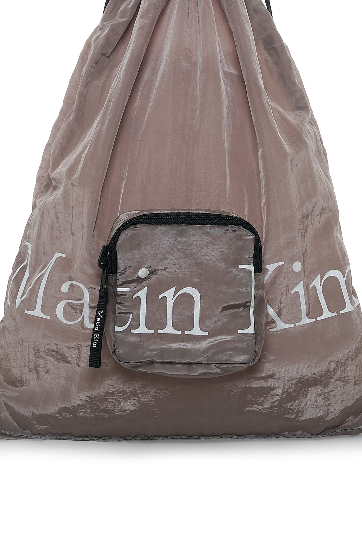 Matin Kim - Packable String Bag (Grey) product image 4 | TRAB K-Fashion Australia