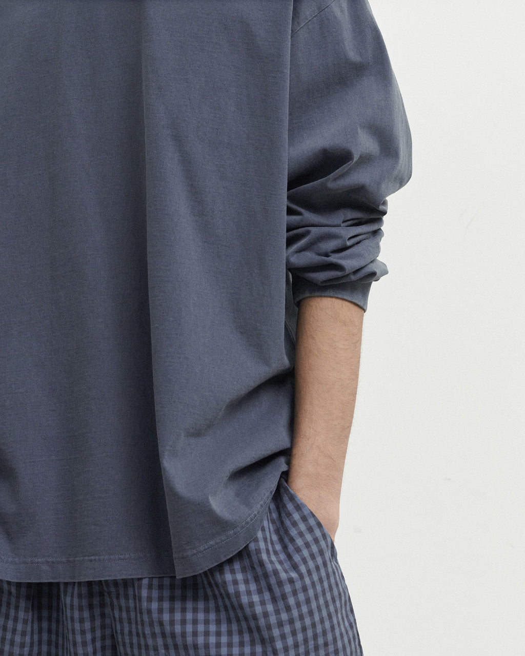 Brownyard - Washed Long Sleeve (Dark Navy) product image 3 | TRAB K-Fashion Australia