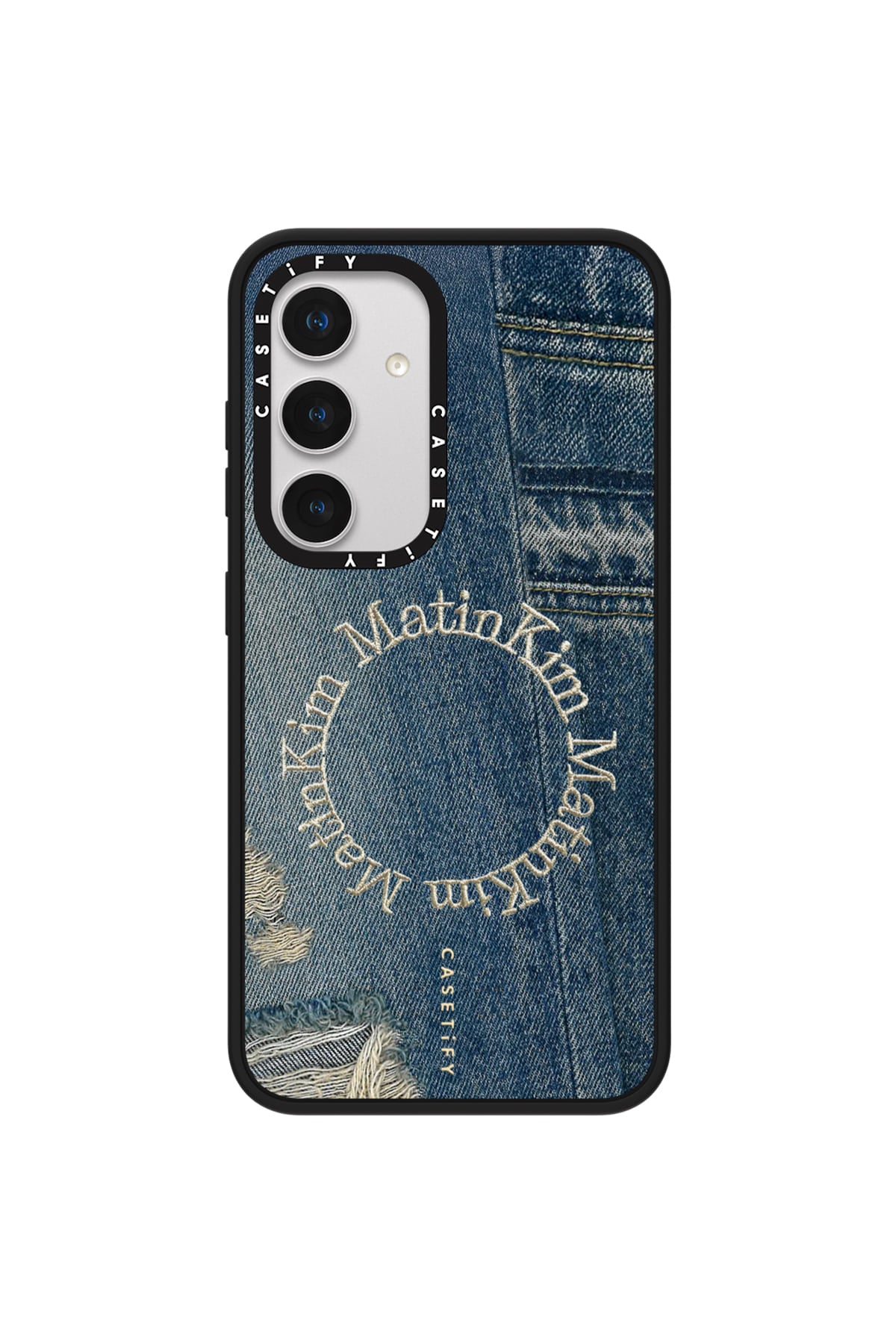 Matin Kim - Matin Kim X Casetify Denim Circle Case (Blue) product image 7 | TRAB K-Fashion Australia