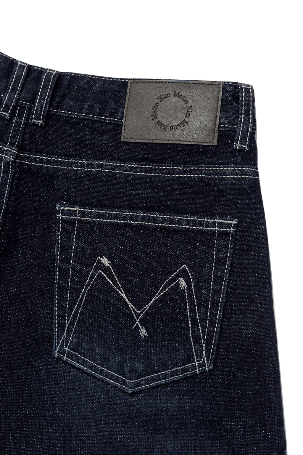 Matin Kim - Stitch Point Denim Shorts (Black) product image 5 | TRAB K-Fashion Australia