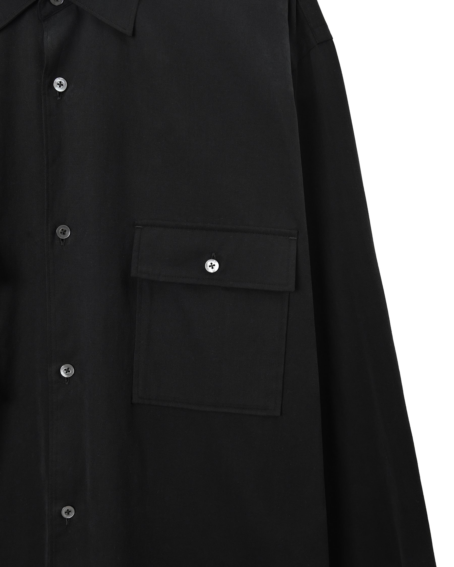 Brownyard - Two Pocket Shirt (Black) product image 6 | TRAB K-Fashion Australia