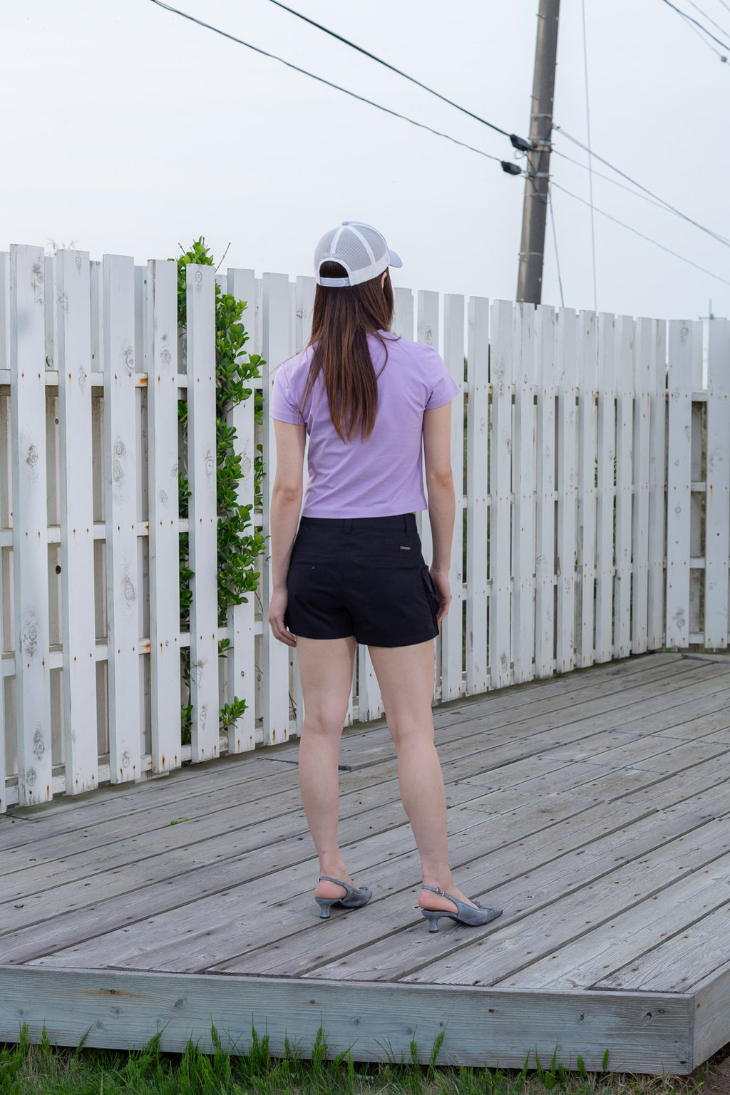 Matin Kim - Bubbly Graphic Printing Top (Lilac) product image 7 | TRAB K-Fashion Australia