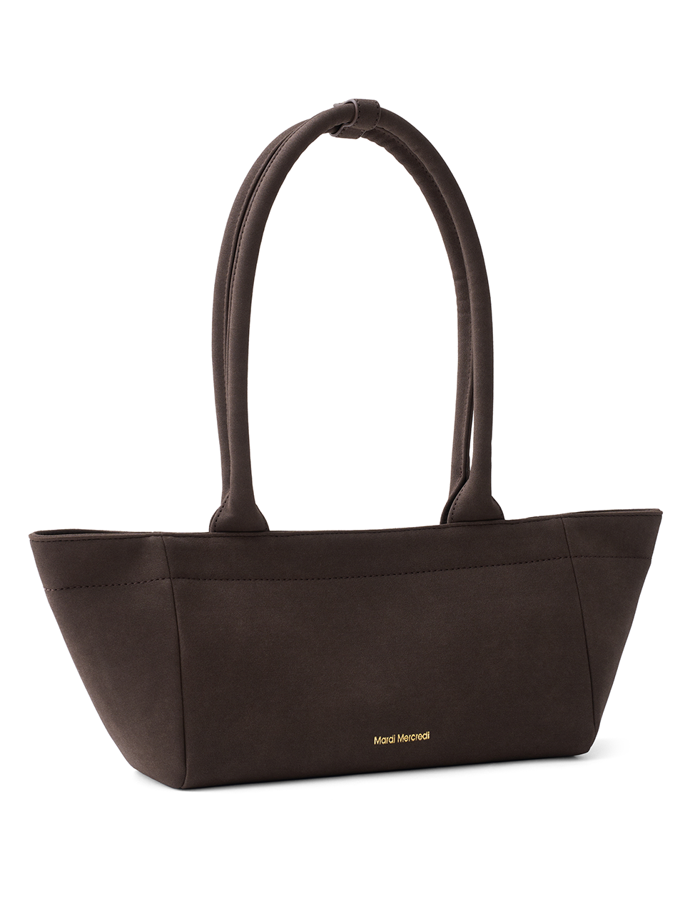 Mardi Mercredi - Suede East West Bag (Brown) product image 1 | TRAB K-Fashion Australia