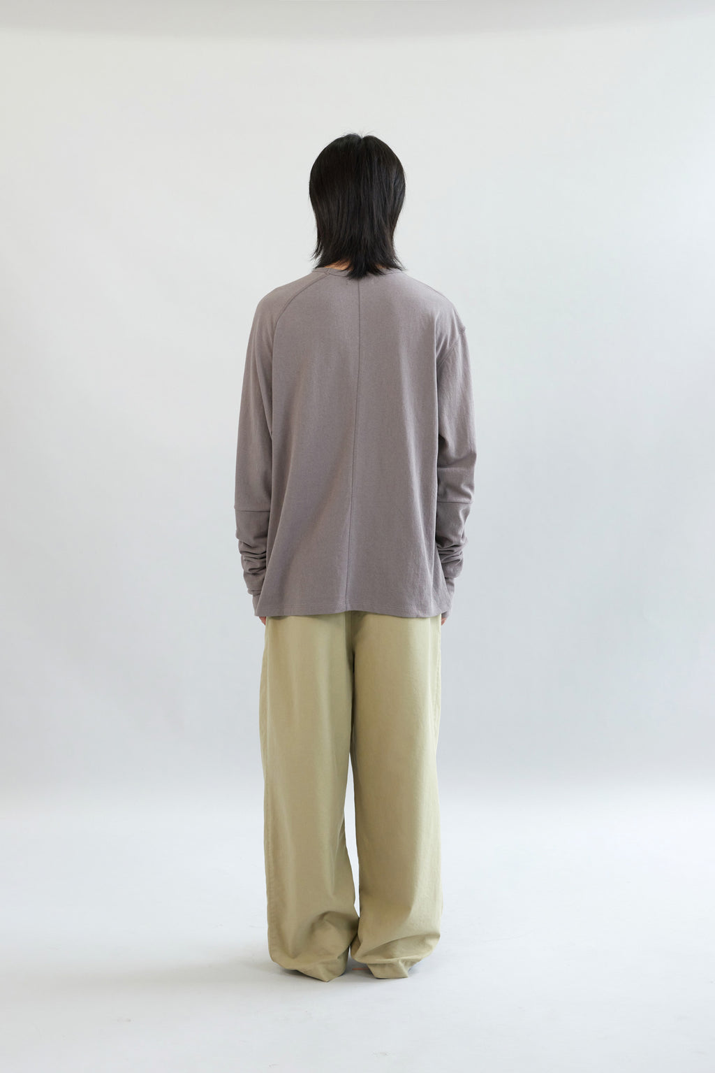 Hatchingroom - Double Sleeve Tee Rose (Grey) product image 7 | TRAB K-Fashion Australia