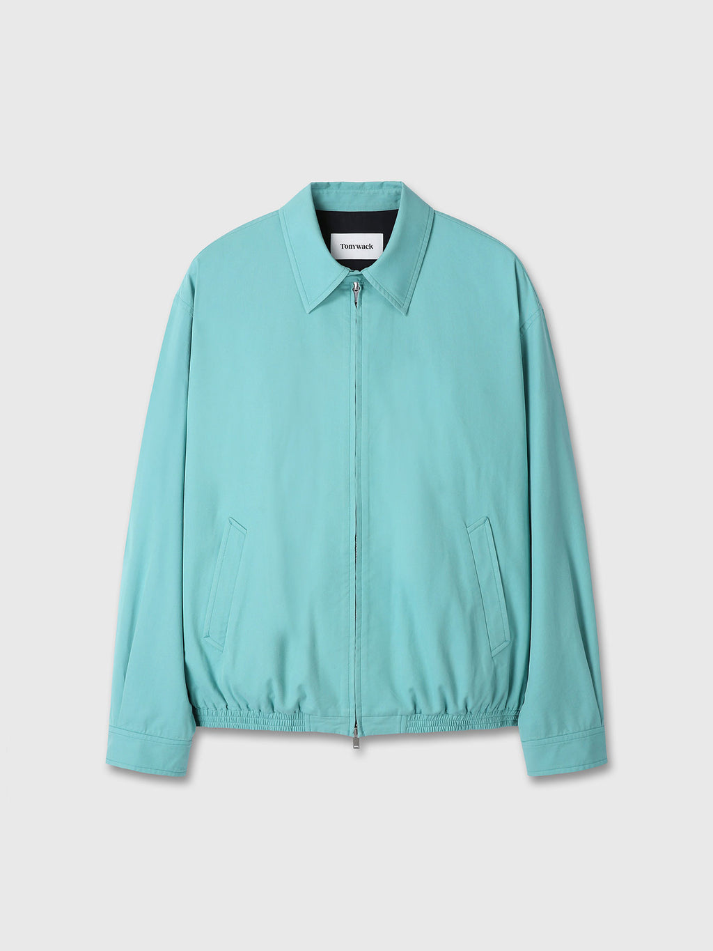 Tonywack - Washed Cotton Lyocell Blouson Jacket (Turquoise) product image 10 | TRAB K-Fashion Australia