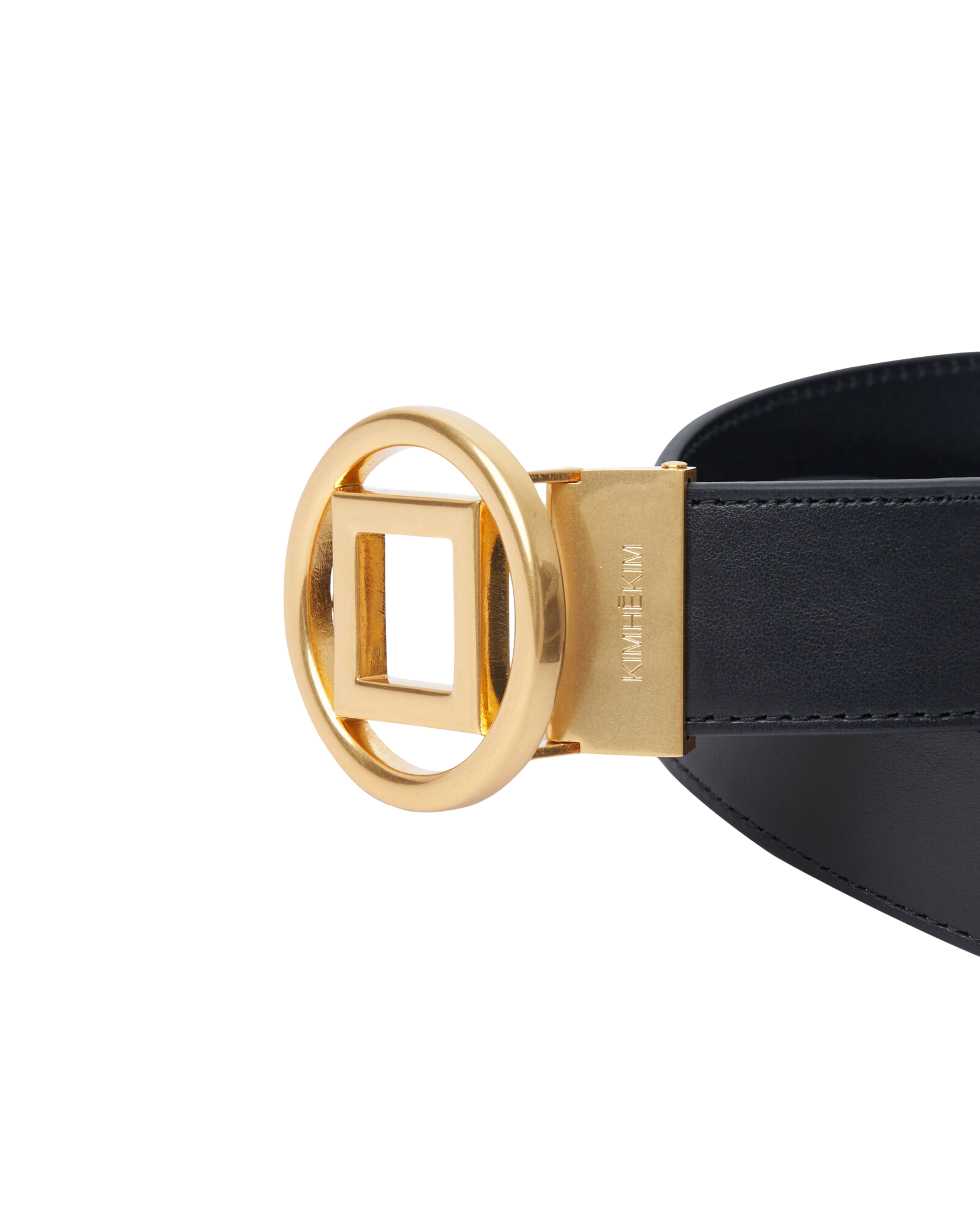 Kimhe Kim - Coin Logo Belt (Black/Gold) product image 11 | TRAB K-Fashion Australia
