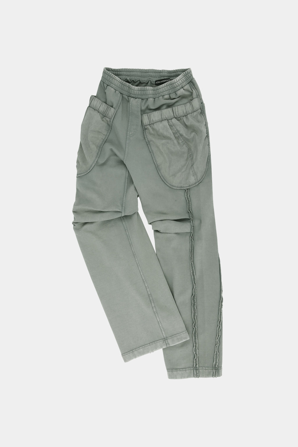 Andersson Bell - Unisex Layered Wide-Leg Sweatpants (Grey) product image 6 | TRAB K-Fashion Australia