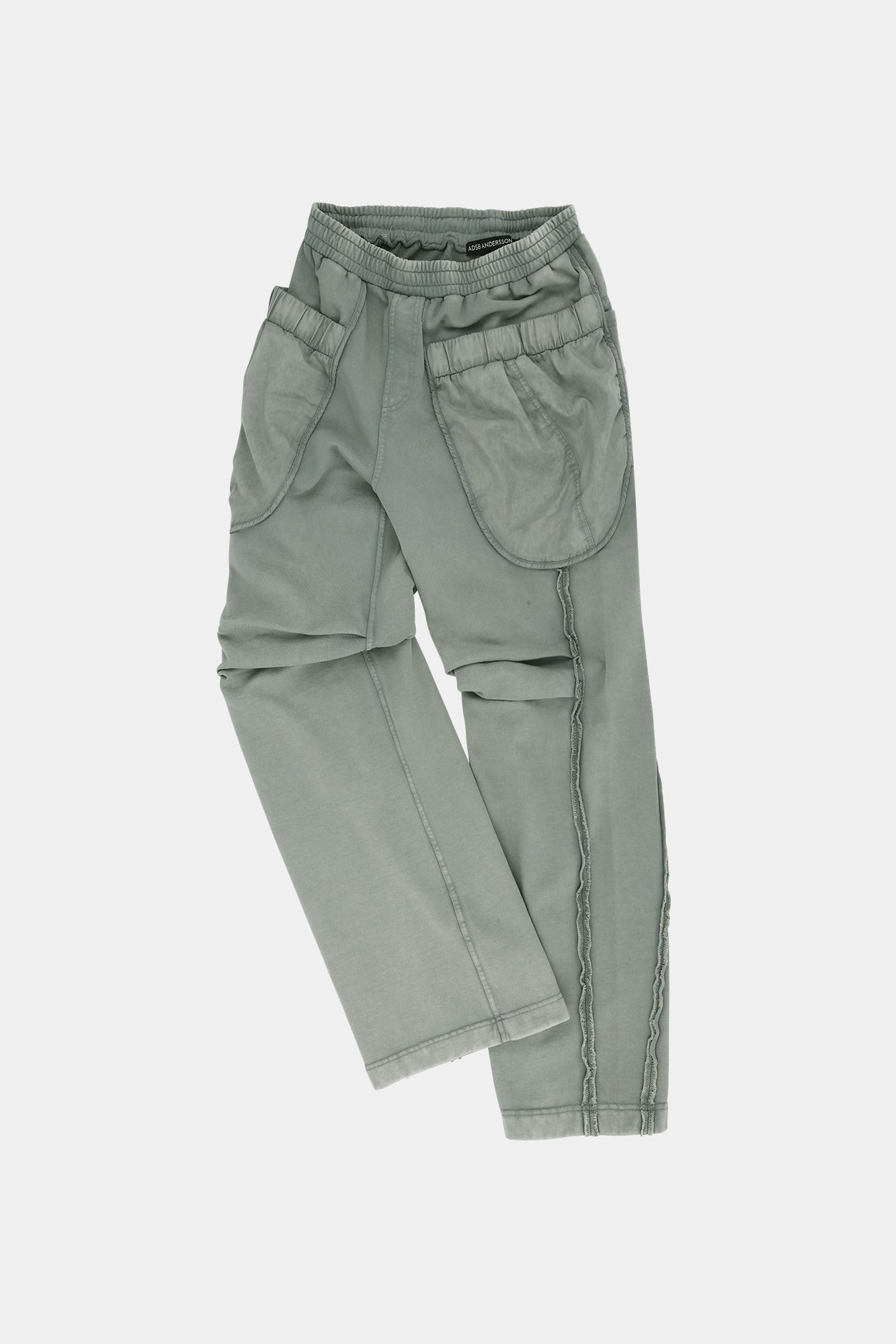 Andersson Bell - Unisex Layered Wide-Leg Sweatpants (Grey) product image 6 | TRAB K-Fashion Australia