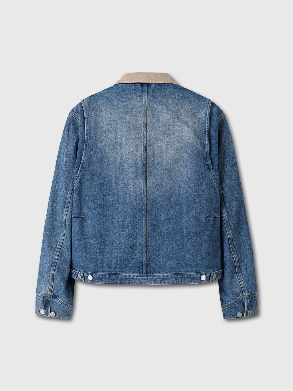 Tonywack - Corduroy Collar Denim Work Jacket (Washed Blue) product image 6 | TRAB K-Fashion Australia