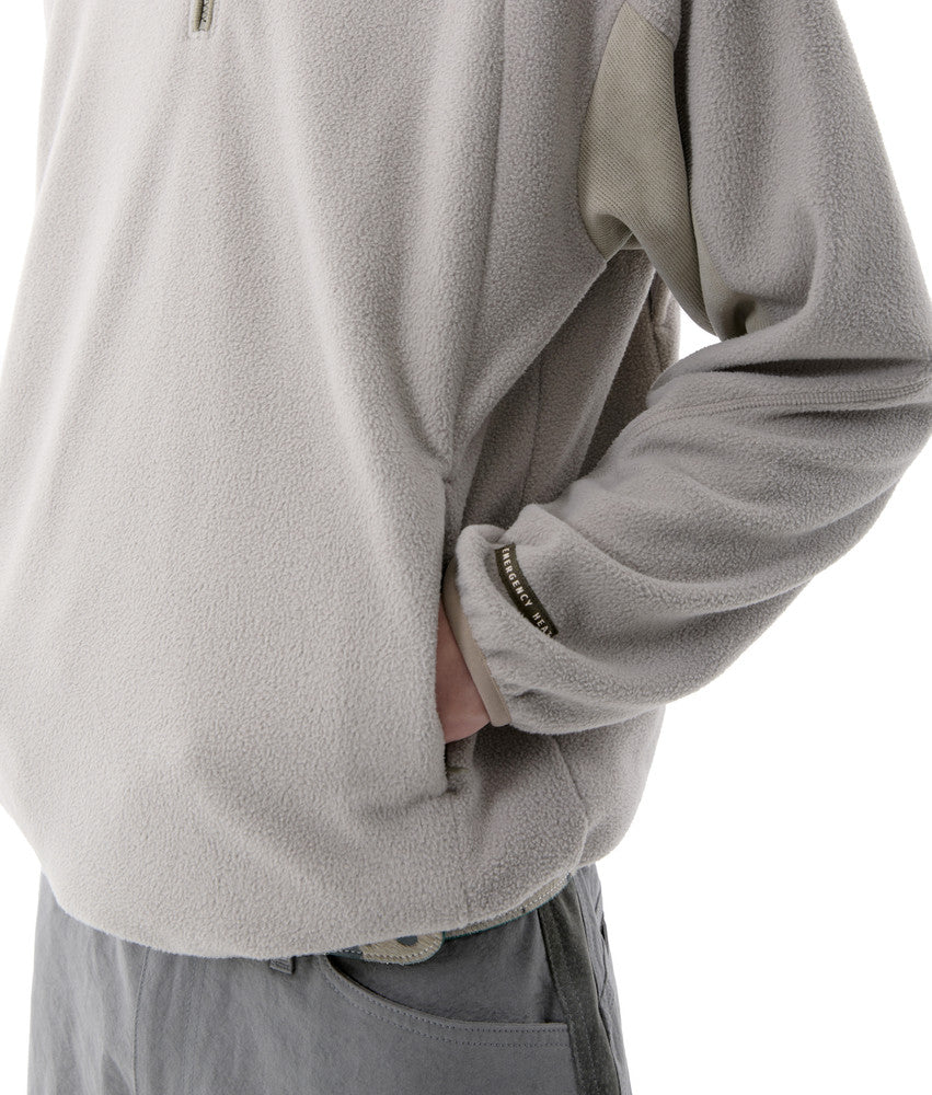 XLIM - Ep.10 01 Half-Zip Up (Beige) product image 4 | TRAB K-Fashion Australia