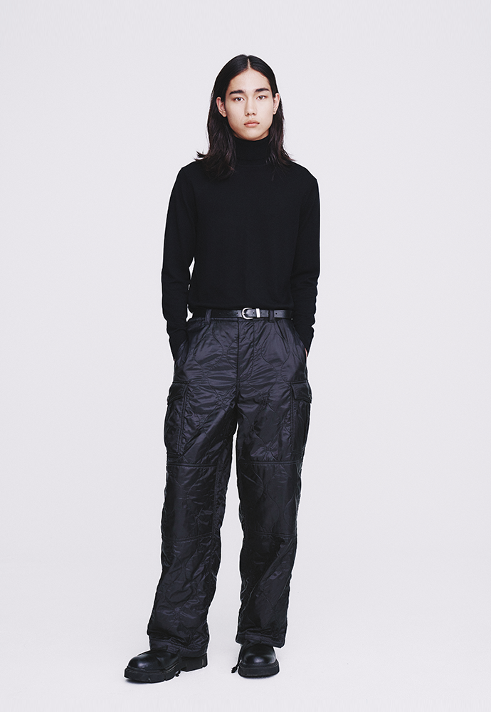 Tonywack - Utility Puffed Quilting Cargo Pants (Black) product image 1 | TRAB K-Fashion Australia