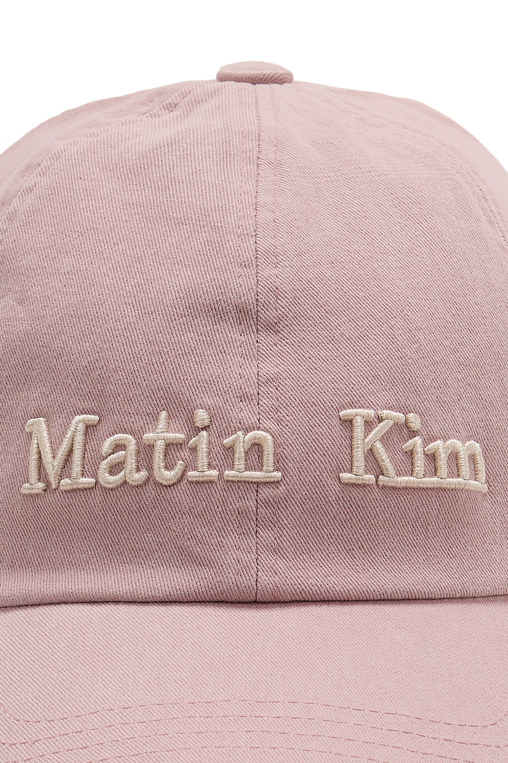 Matin Kim - Matin Dusty Classic Logo Ball Cap (Smoke Pink) product image 4 | TRAB K-Fashion Australia