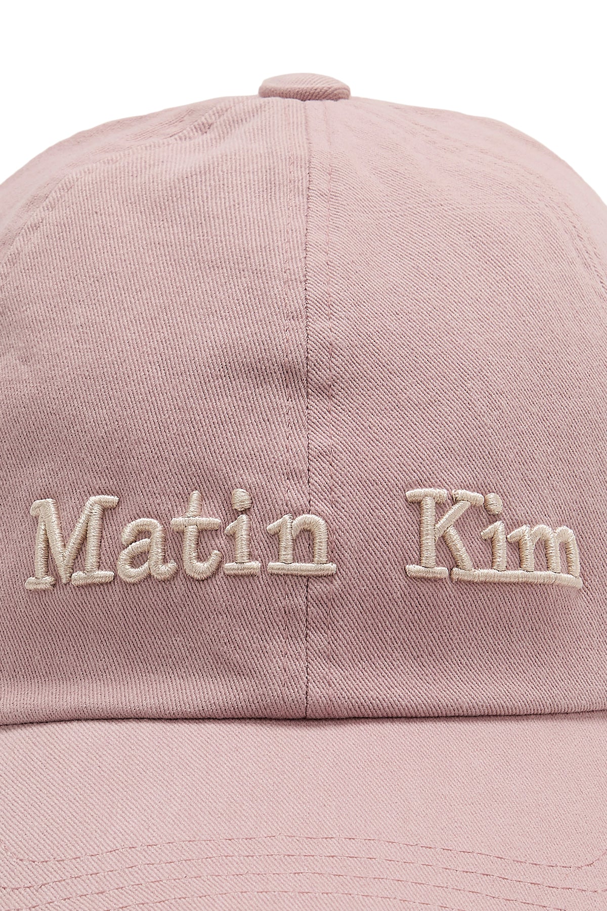 Matin Kim - Matin Dusty Classic Logo Ball Cap (Smoke Pink) product image 4 | TRAB K-Fashion Australia