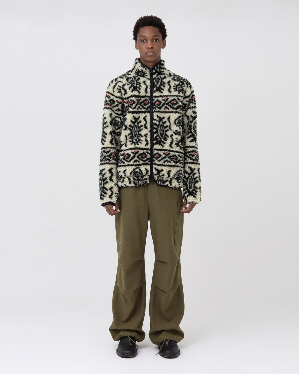 Brownyard - Native Fleece Jacket (Beige) product image 1 | TRAB K-Fashion Australia