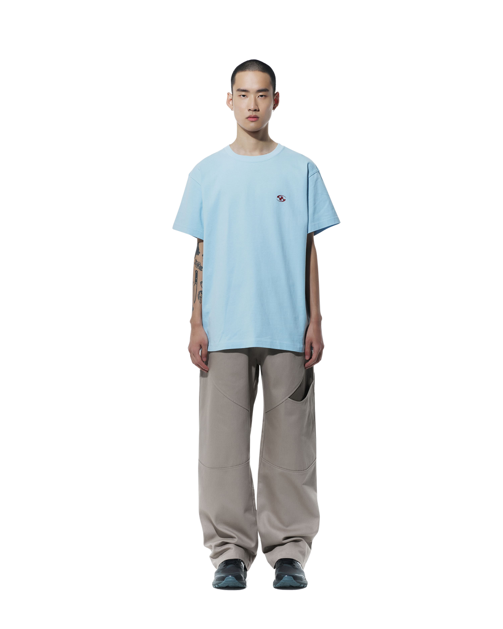 San San Gear - Logo T-Shirt (Sky Blue) product image 1 | TRAB K-Fashion Australia