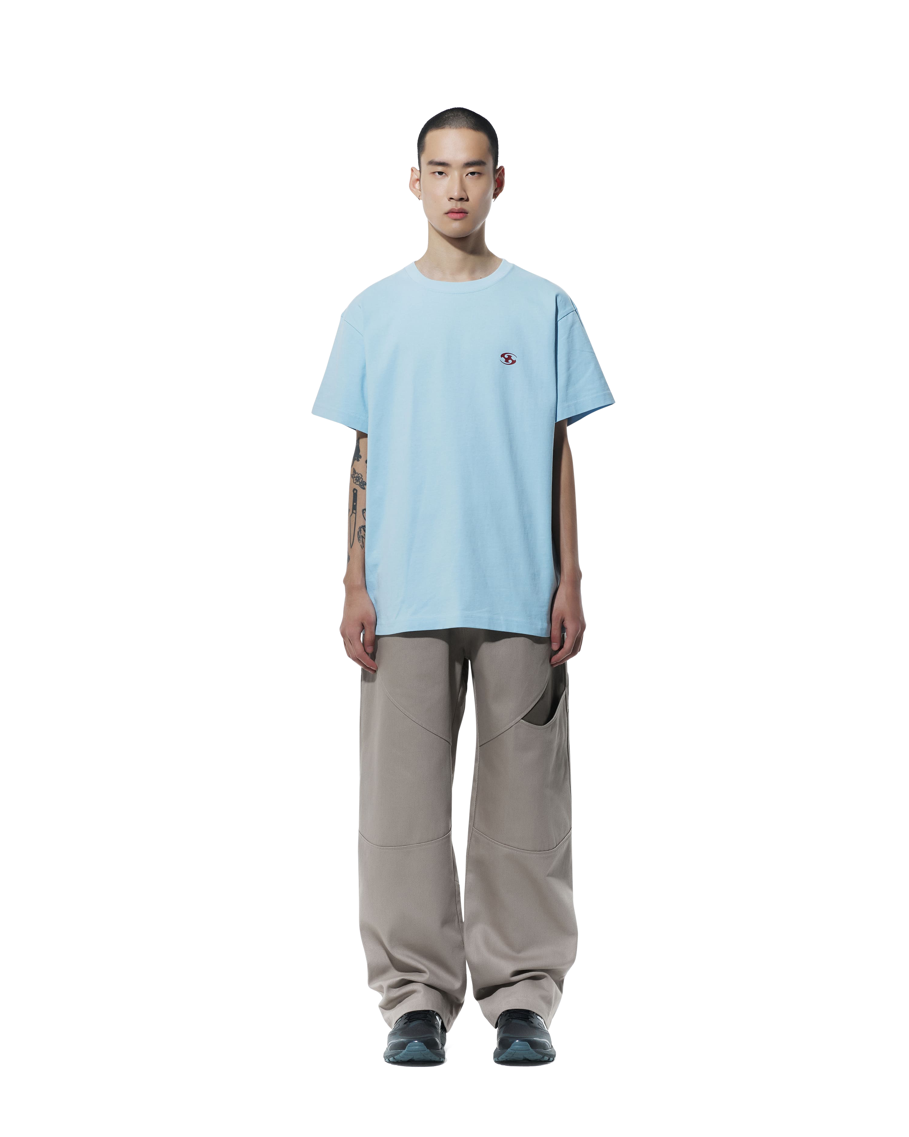 San San Gear - Logo T-Shirt (Sky Blue) product image 1 | TRAB K-Fashion Australia