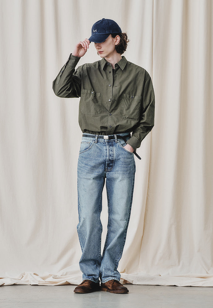 Art if acts - Two Pocket Shirt (Olive) product image 2 | TRAB K-Fashion Australia