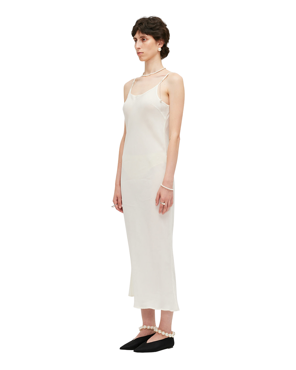 Kimhe Kim - Cupra Slip Dress (White) product image 2 | TRAB K-Fashion Australia