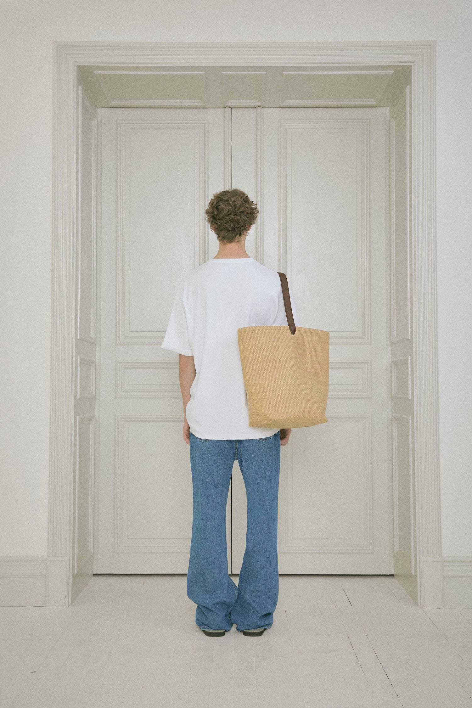 Stu - Stripe Denim Pants Mid (Blue) product image 4 | TRAB K-Fashion Australia