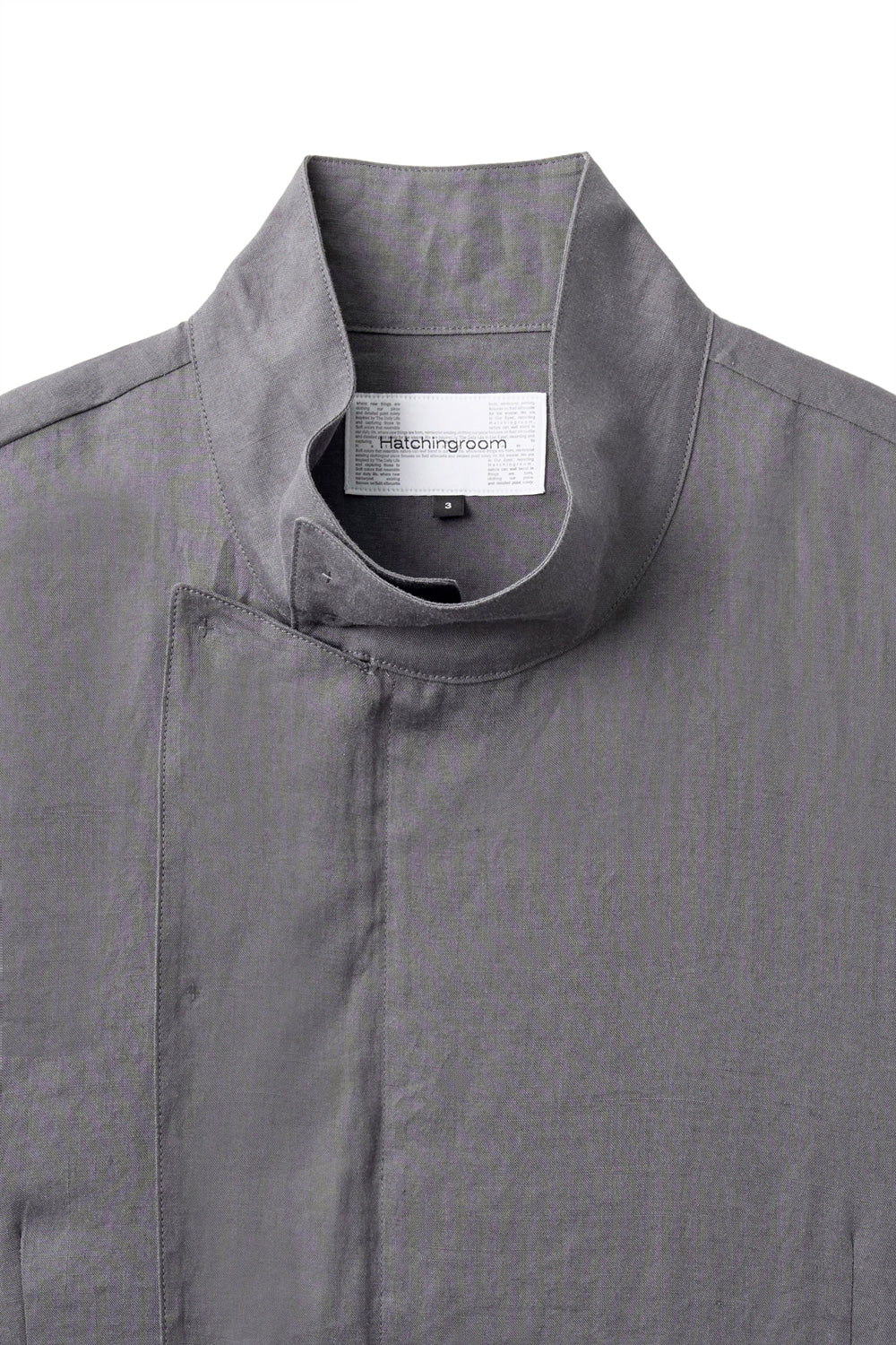 Hatchingroom - Arc Zip Shirket (Blue Grey) product image 3 | TRAB K-Fashion Australia