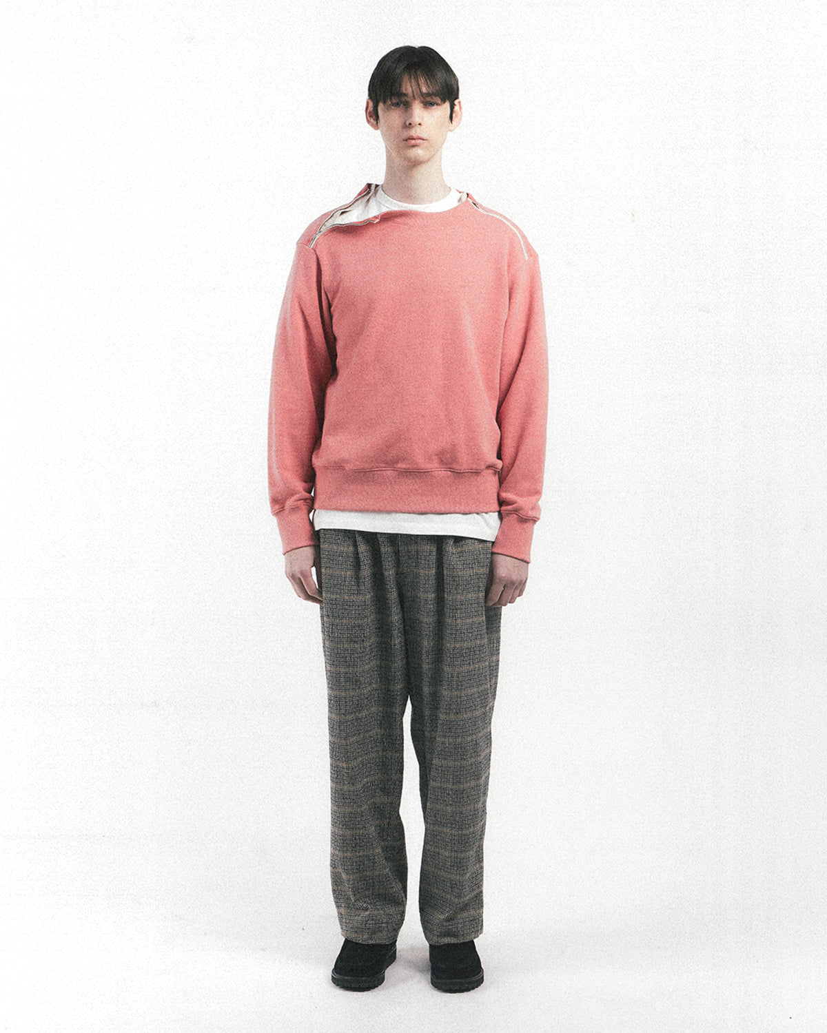 Eastlogue - Army Double Zip Sweat Shirts (Salmon) product image 1 | TRAB K-Fashion Australia