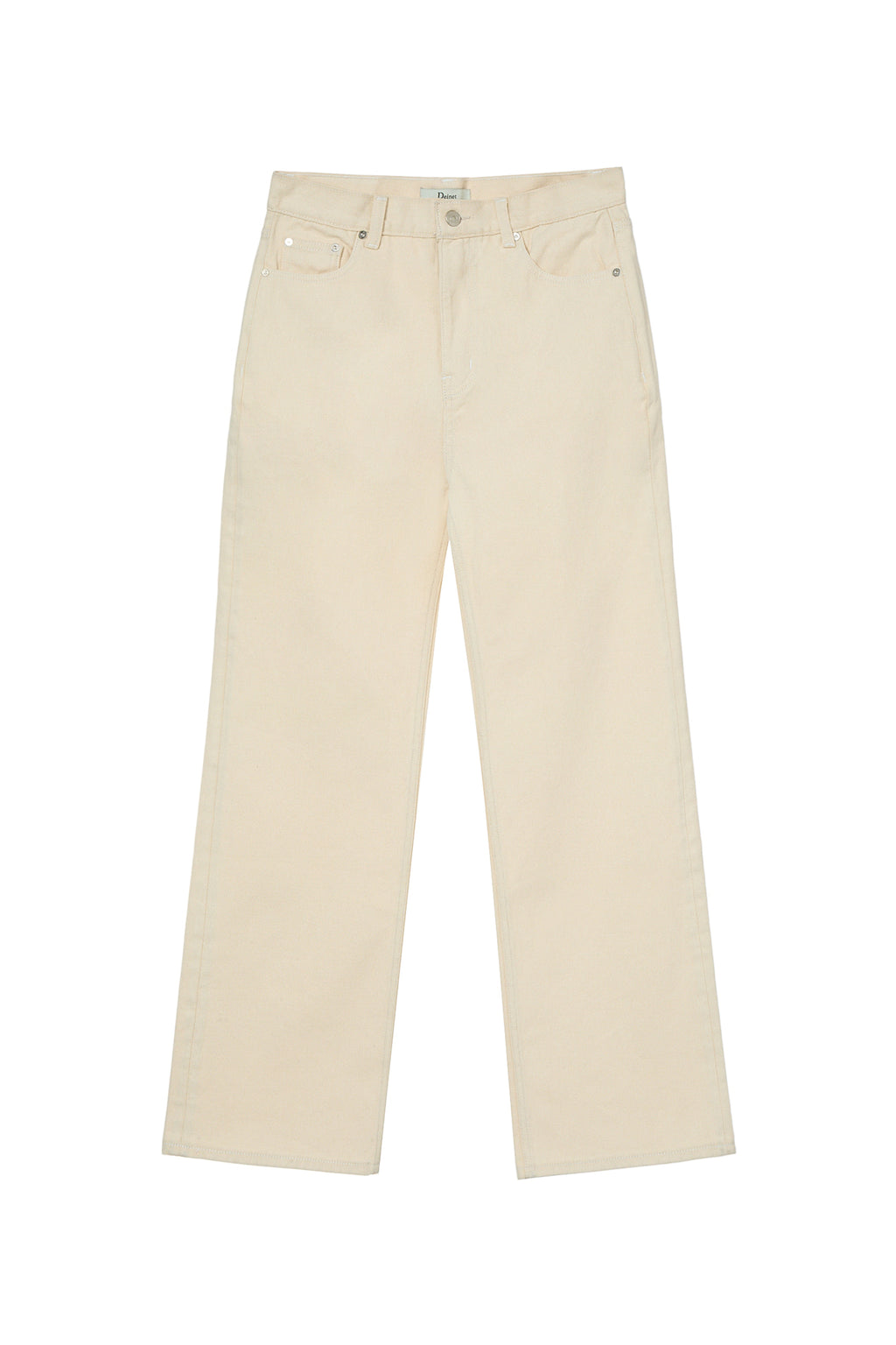 Deinet - Straight Denim Pants (Oatmeal) product image 4 | TRAB K-Fashion Australia