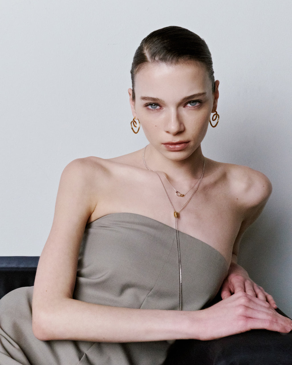 Numbering - Coil Lariat Necklace #6818 product image 3 | TRAB K-Fashion Australia