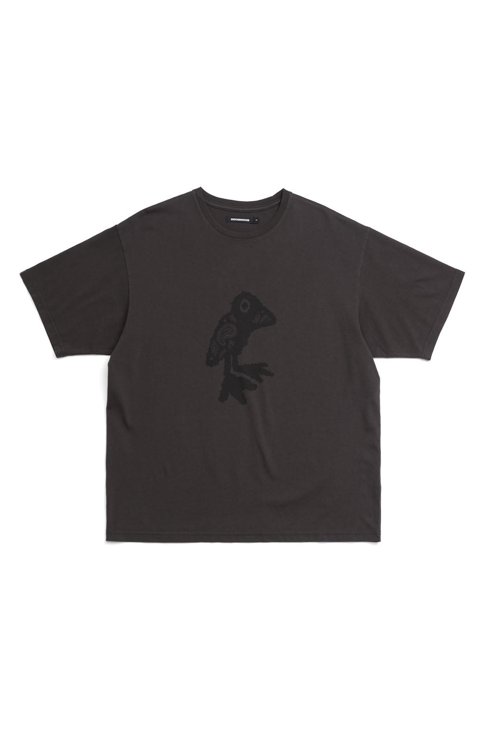 Hatchingroom - VTG Paisley Bird Tee Washed (Charcoal) product image 1 | TRAB K-Fashion Australia