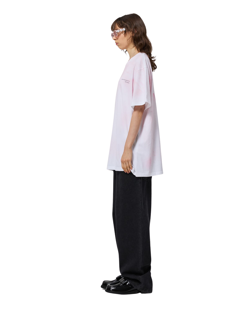 Kimhe Kim - Spray Dyed T-Shirt (White) product image 3 | TRAB K-Fashion Australia