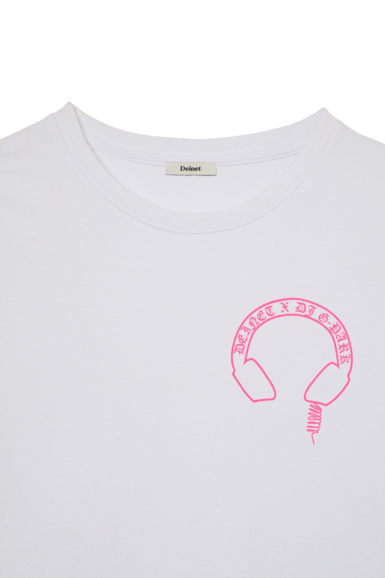 Deinet - Headset Mini T-Shirt In White/pink product image 3 | TRAB K-Fashion Australia