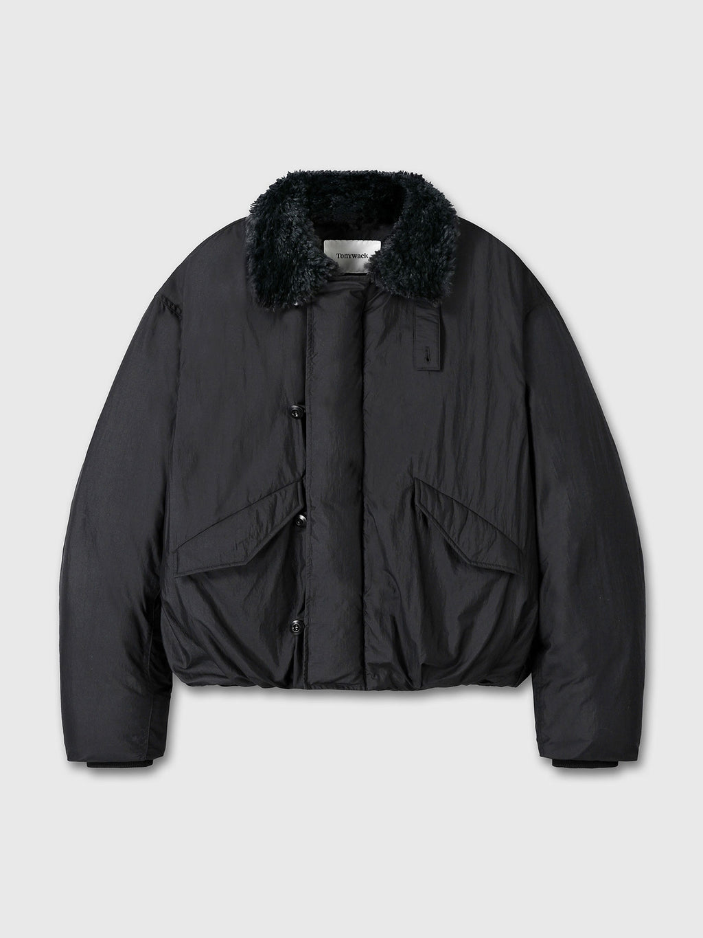 Tonywack - Shearling Collar Puffer Blouson (Black) product image 9 | TRAB K-Fashion Australia