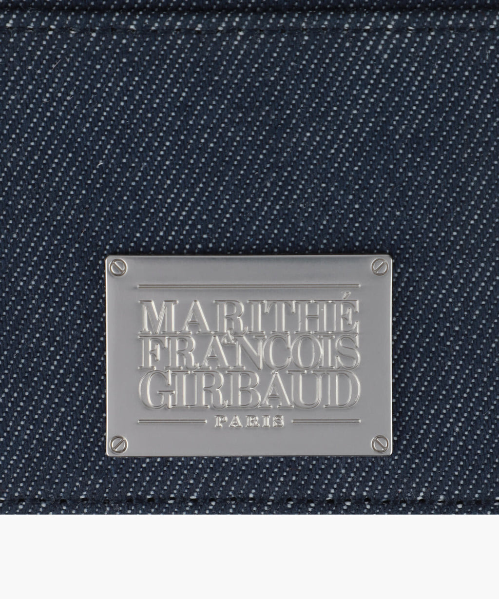 Marithe & Francois Girbaud - Classic Logo Zip Card Wallet (Dark Blue) product image 2 | TRAB K-Fashion Australia