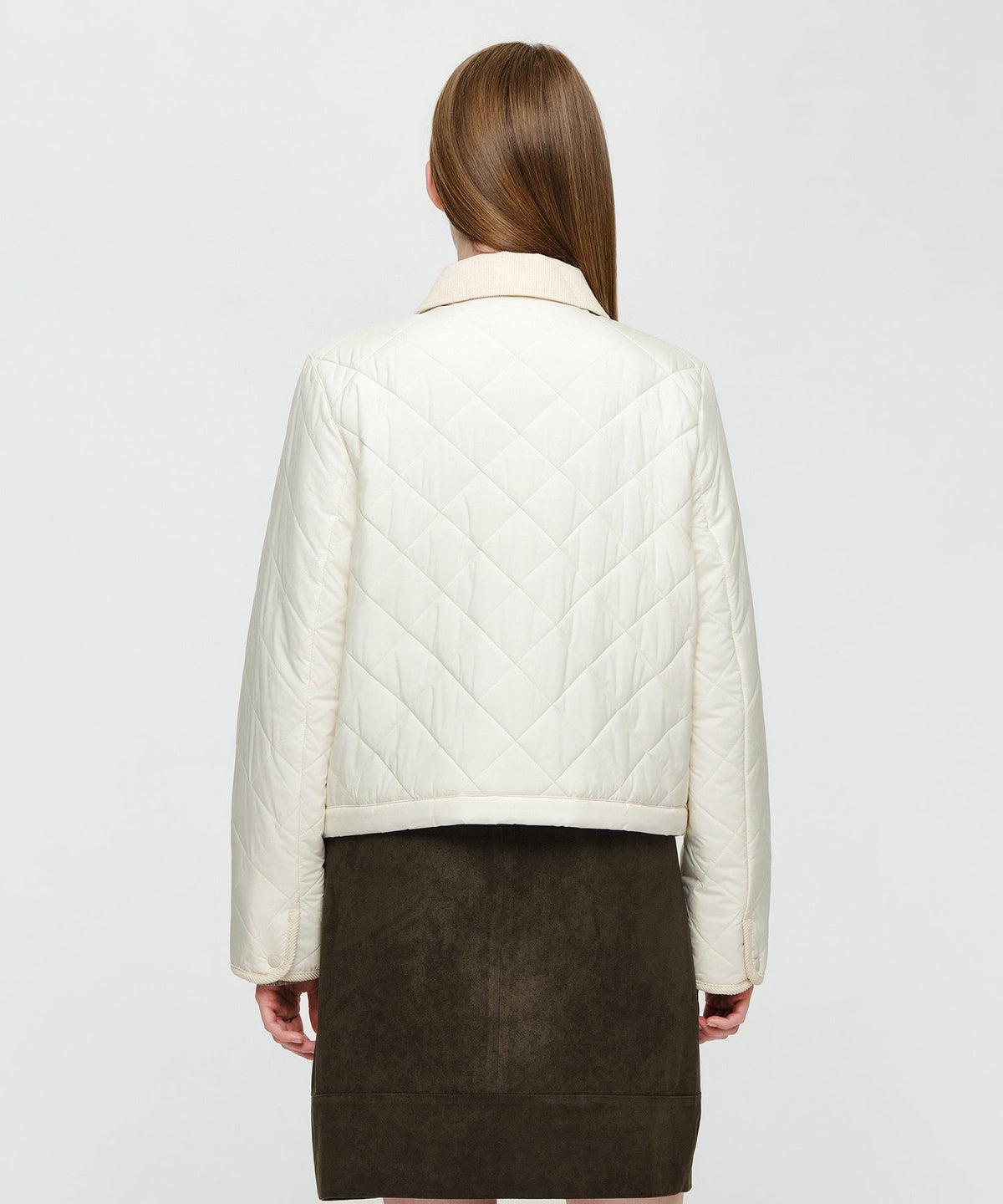 Marithe & Francois Girbaud - Collar Padded Jacket (Ivory) product image 3 | TRAB K-Fashion Australia