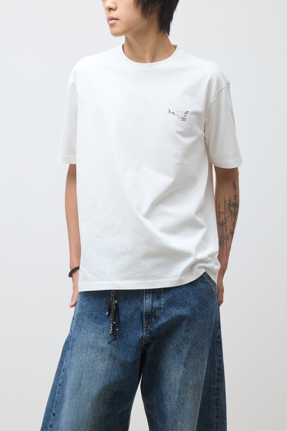 Hatchingroom - Jaws 50th Tee (White) product image 9 | TRAB K-Fashion Australia