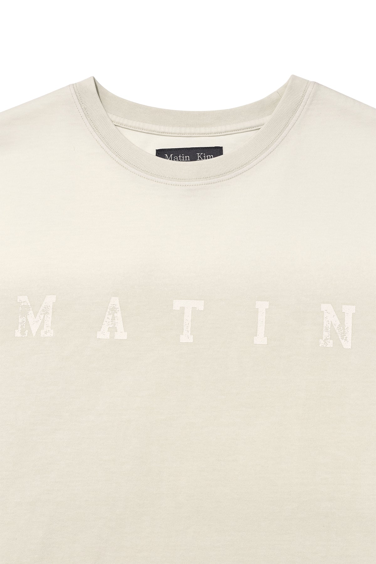 Matin Kim - Dying Point Logo Top (Ivory) product image 3 | TRAB K-Fashion Australia