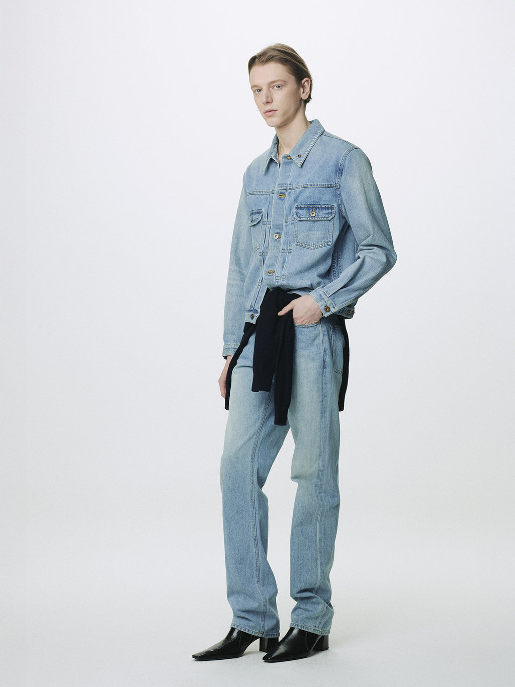 Tonywack - Type-2 Denim Trucker (Light Blue) product image 1 | TRAB K-Fashion Australia