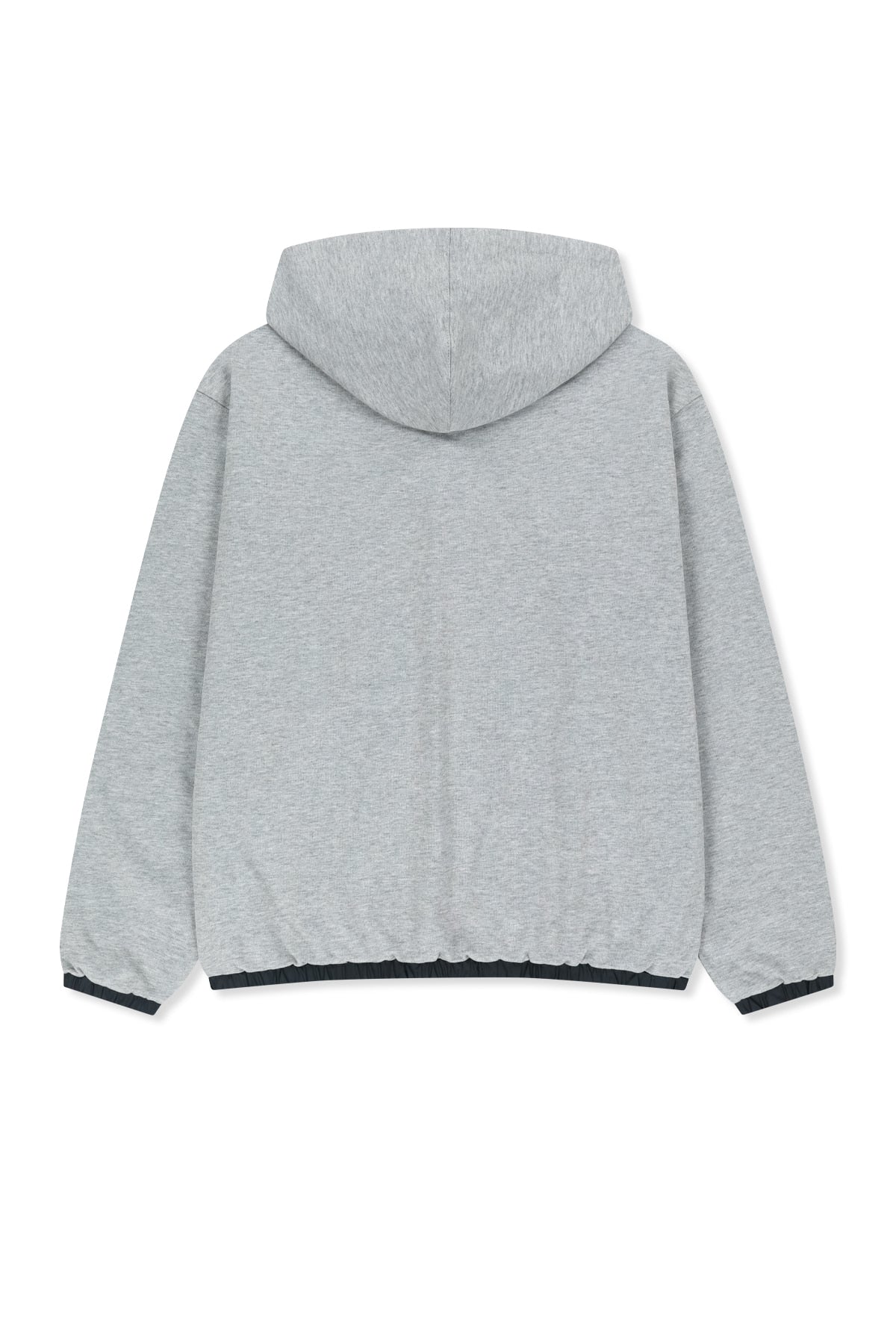 Matin Kim - Double Face Hoody Zip Up (Navy) product image 4 | TRAB K-Fashion Australia