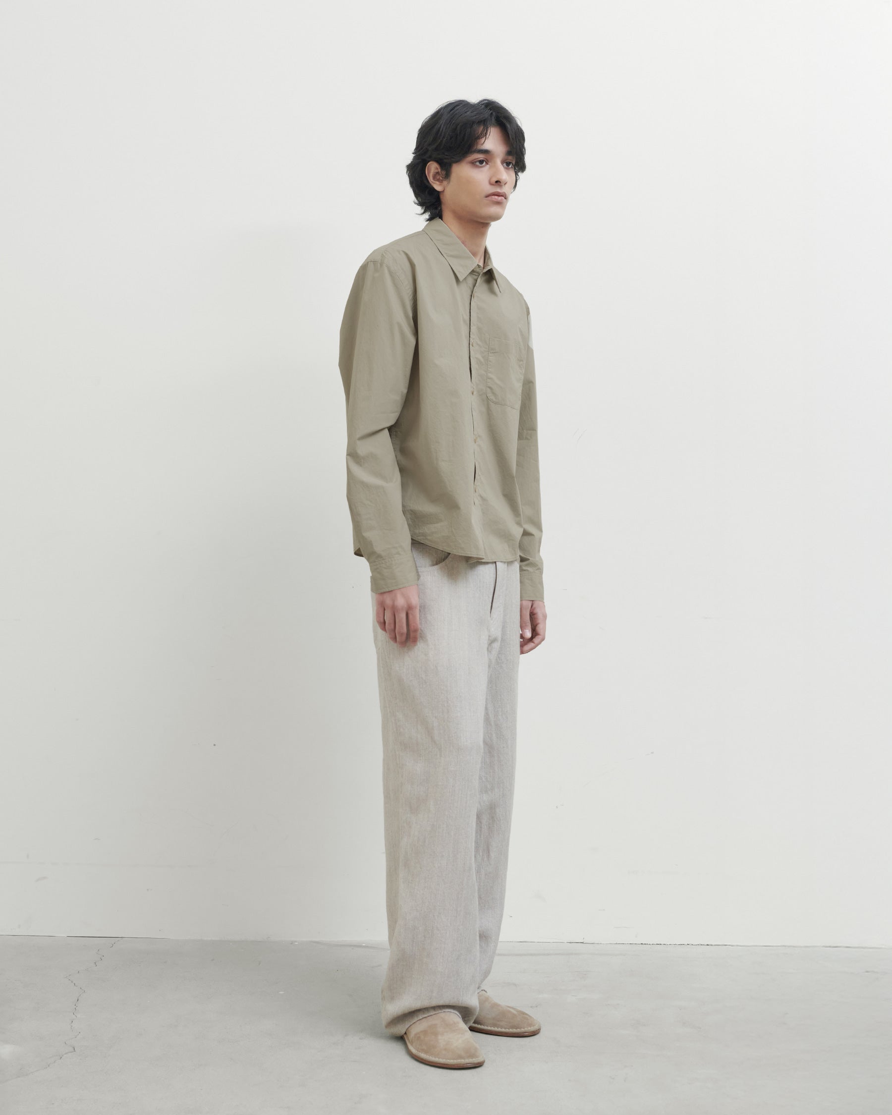 Brownyard - Waist Cut Shirt (Beige) product image 2 | TRAB K-Fashion Australia