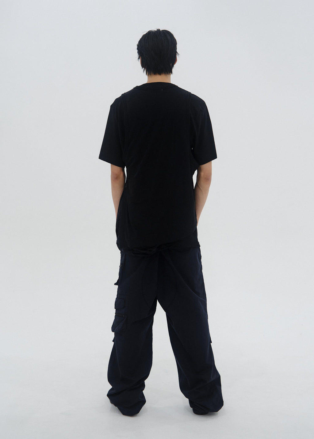 Hyein Seo - Double Layer T-Shirt (Black) product image 6 | TRAB K-Fashion Australia